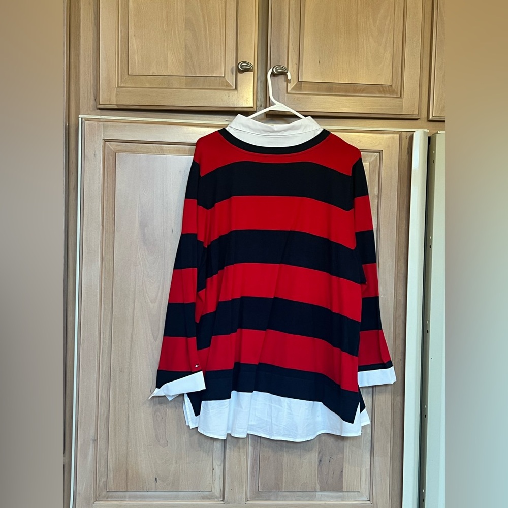 CLASSIC TOMMY HILFIGER 2in1 TUNIC RUGBY PLUS SIZE 2X - Picture 5 of 5